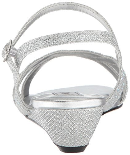 Touch Ups Women's Lena Sandal, silver, 6 W US