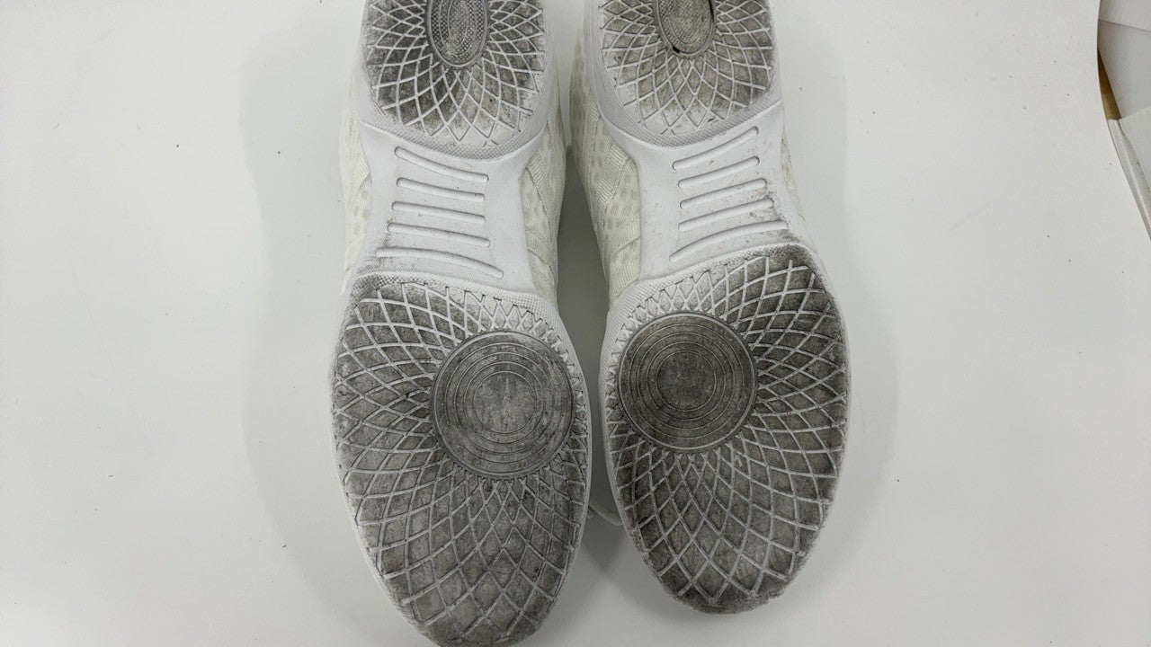 Girls Size 9 Cheer Shoes White Microfiber Breathable Dance Sneakers