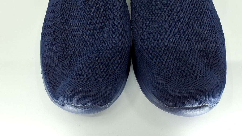 Dark Blue Men's Slip On Running Shoes Lightweight Breathable Sneakers