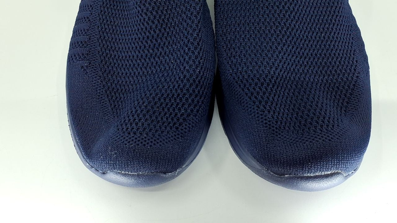 Dark Blue Men's Slip On Running Shoes Lightweight Breathable Sneakers