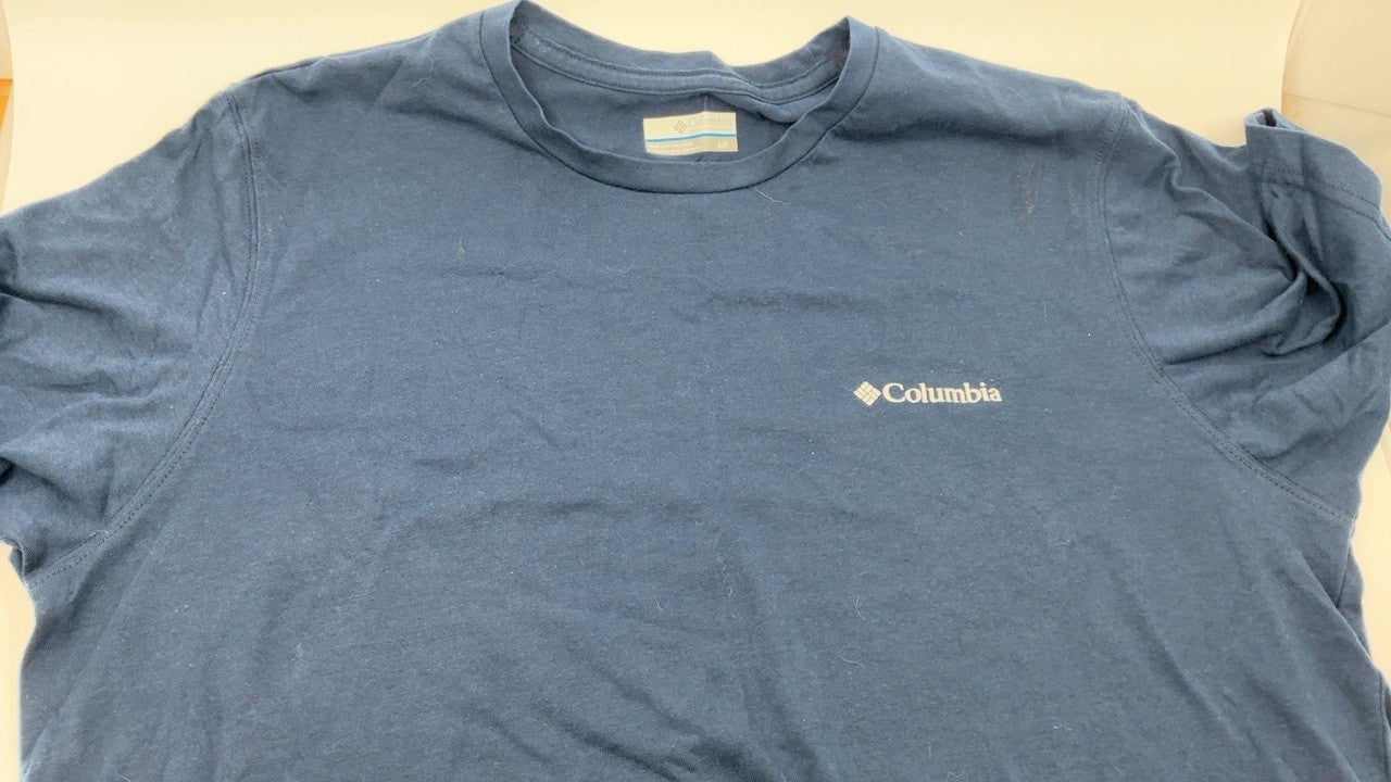 Columbia Mens Thistletown Hills Tee, Collegiate Navy Heather, Small