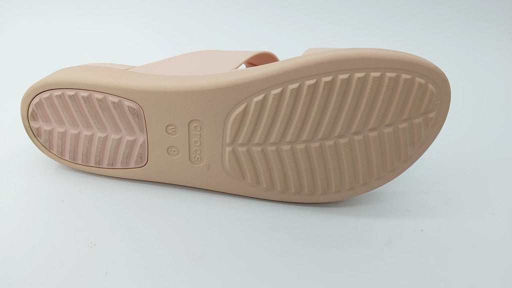 Crocs Womens Brooklyn Buckle Low Low Sandstone 9 Medium