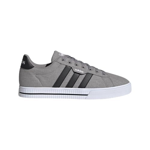 adidas Men's Daily 3.0 Skate Shoe, Dove Grey/Core Black/Cloud White, 12