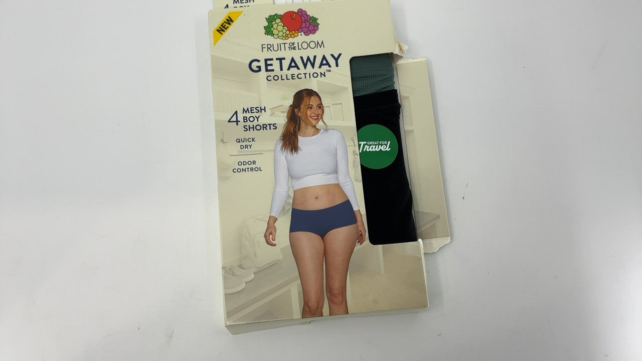 Fruit of the Loom Women's Getaway Briefs, Size 5, Lightweight Mesh