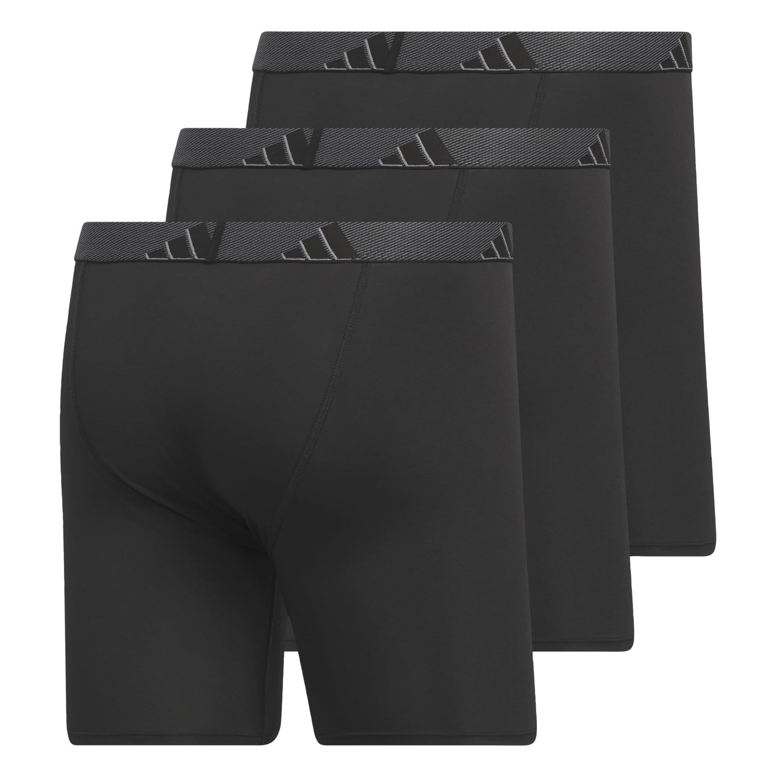 adidas Mens Microfiber Boxer Briefs Underwear (Multipack) Athletic Stretch-Fit