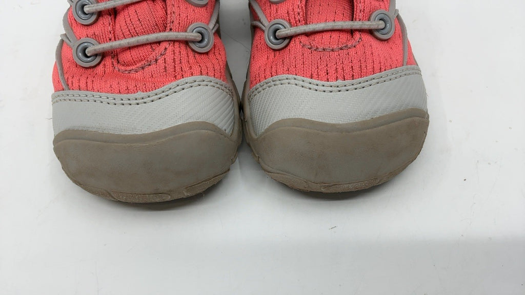 KEEN unisex-child Chandler CNX Comfortable Sneakers, Drizzle/Dubarry, 7 Toddler