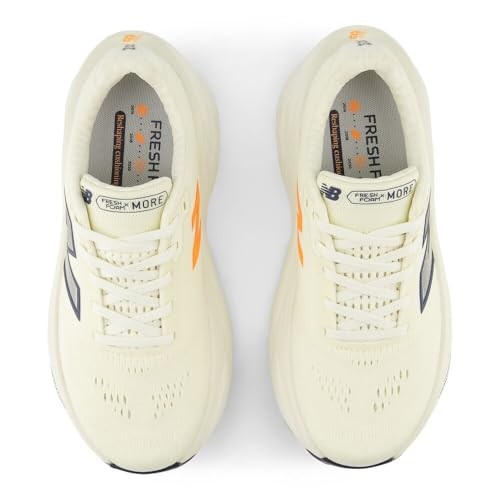New Balance Women's Fresh Foam X More V5 Running Shoe 9.5 Angora/Sea Salt