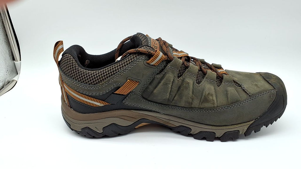 KEEN Men's Targhee 3 Low Hiking Shoes 10.5 Black Olive/Golden Brown
