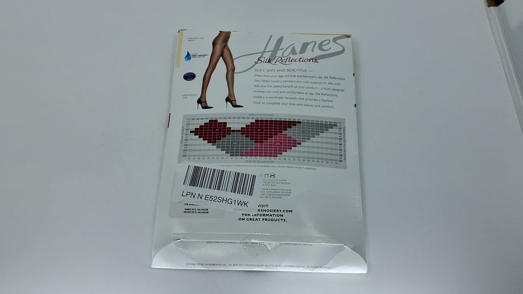 Hanes Silk Reflections Control Top Pantyhose A-B, Barely There Sheer