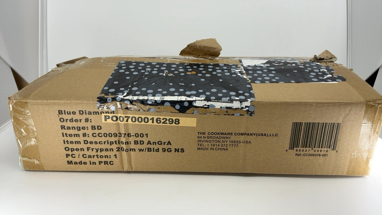 8" Gray Nonstick Frying Pan Skillet, Diamond Infused Ceramic