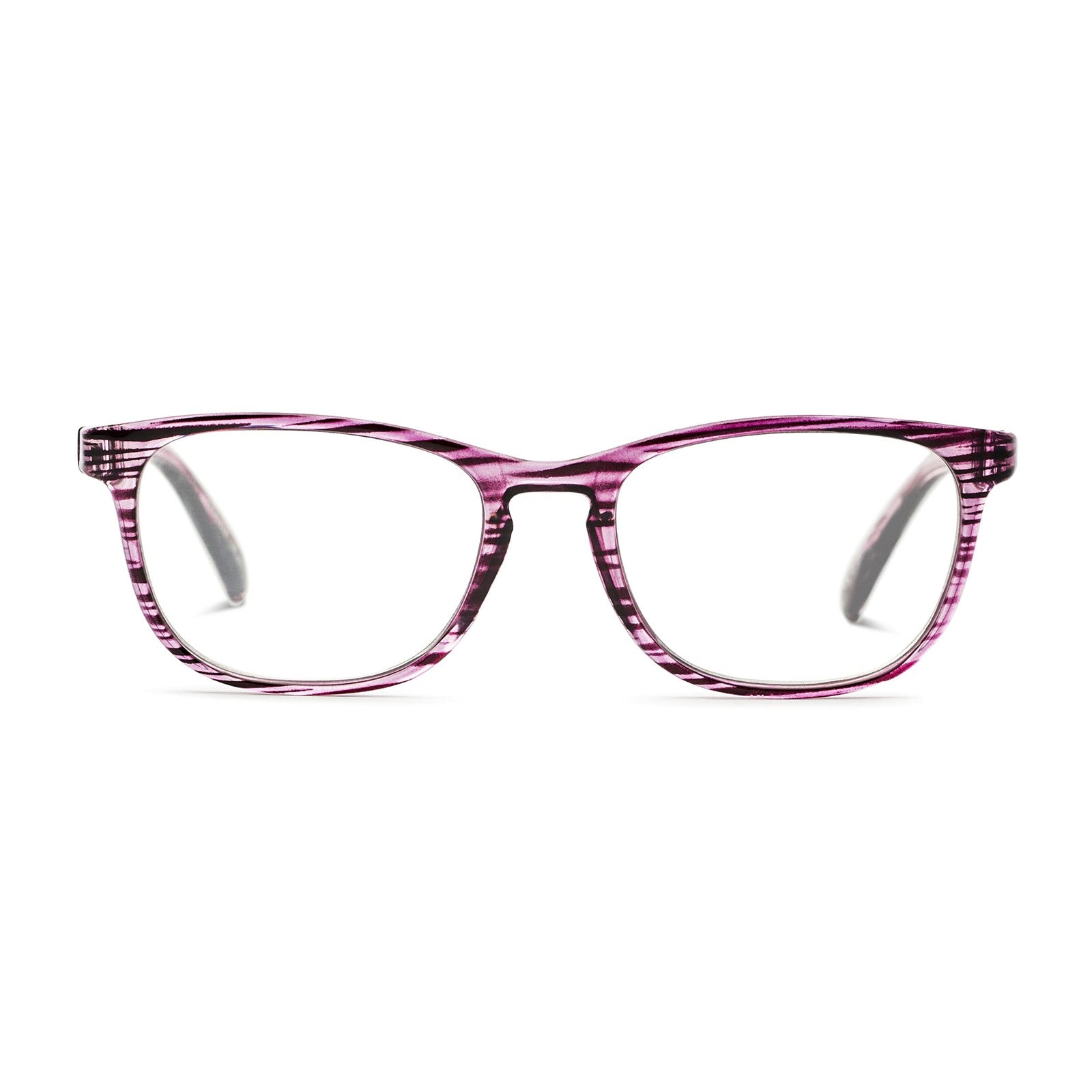 Foster Grant Elana Pop Bifocal Blue Light Reading Glasses, Purple, 53mm