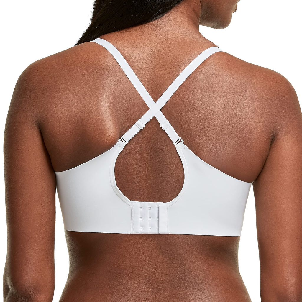 Maidenform Comfort Devotion Dreamwire Bra 34B White Full Coverage