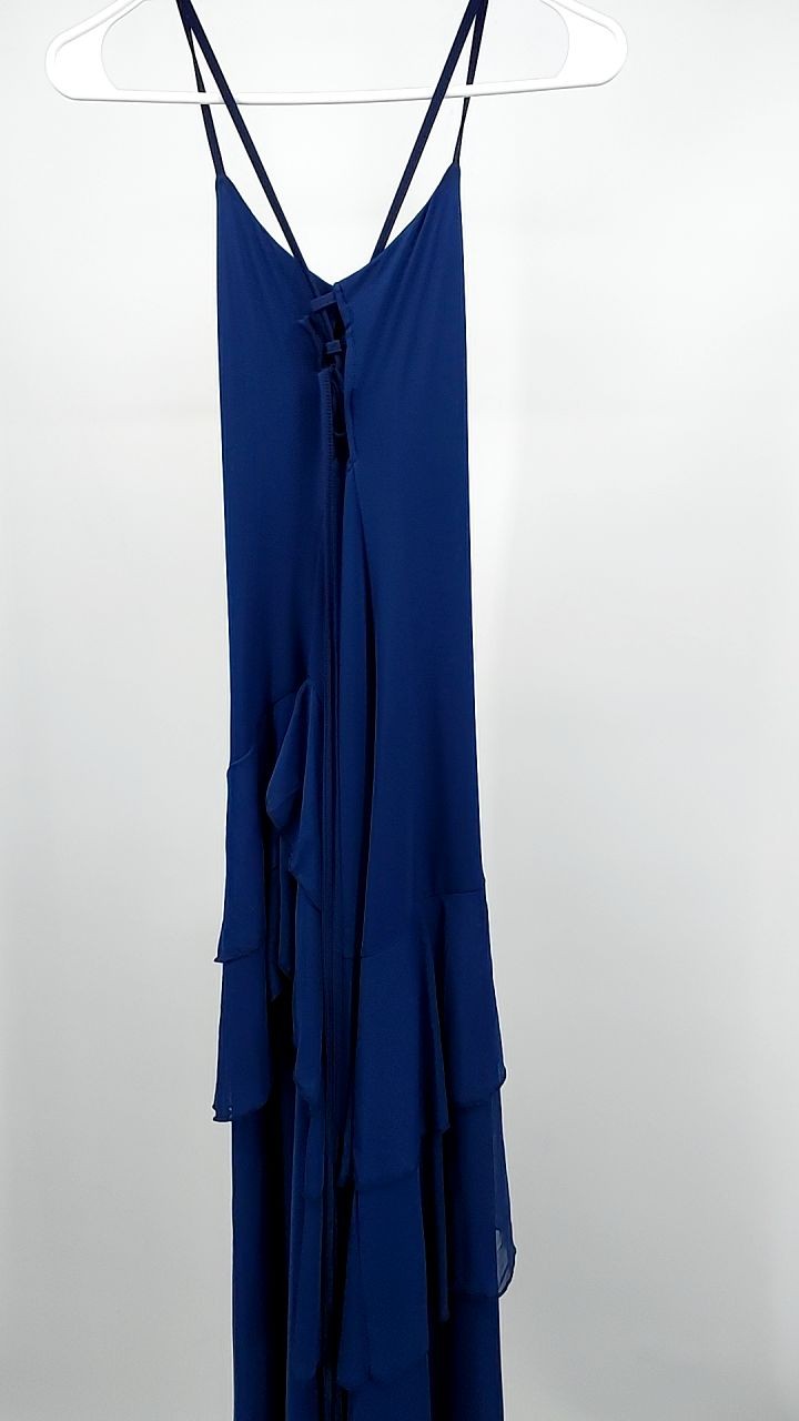 Sweetheart Neck Ruffled Maxi Cami Dress