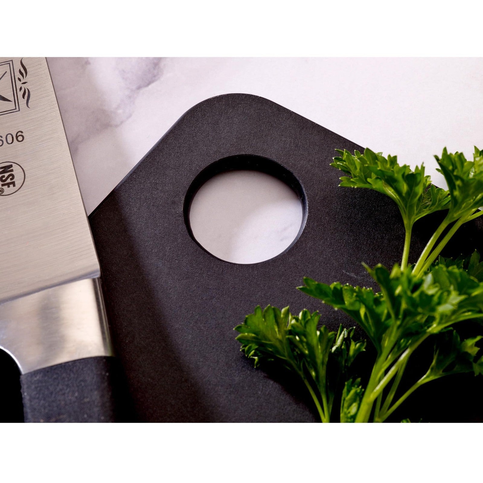 Mercer Culinary Composite Cutting Board-11 3/4" X 9 1/4"-NSF, Black