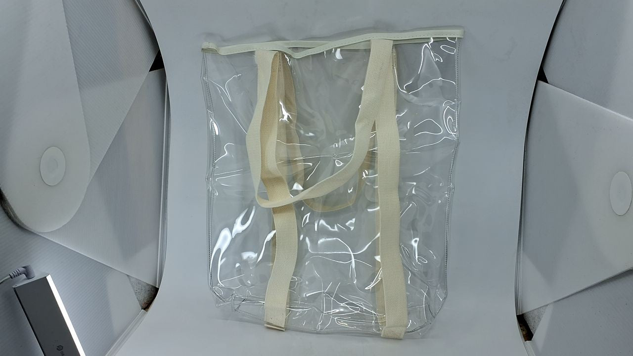 Clear Stadium Bag 12x6x12, Water Resistant Tote for Events & Festivals