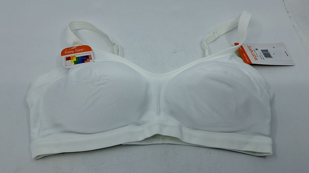 Warner's Women's Wireless Lightly Lined Bra RM3911A, White, Medium