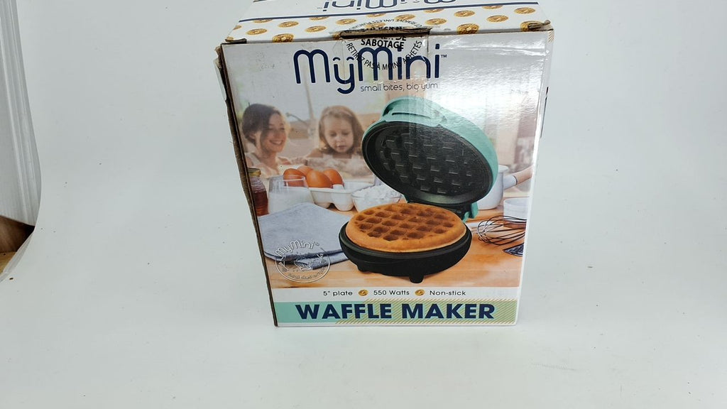 MyMini Waffle Maker  Teal