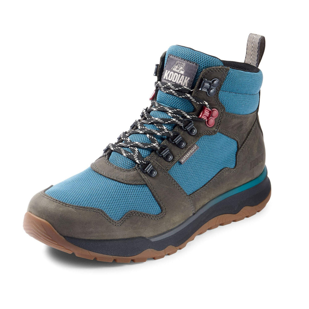 Men's Kodiak Skogan Waterproof Hiking Boot, Grey/Teal, Size 12