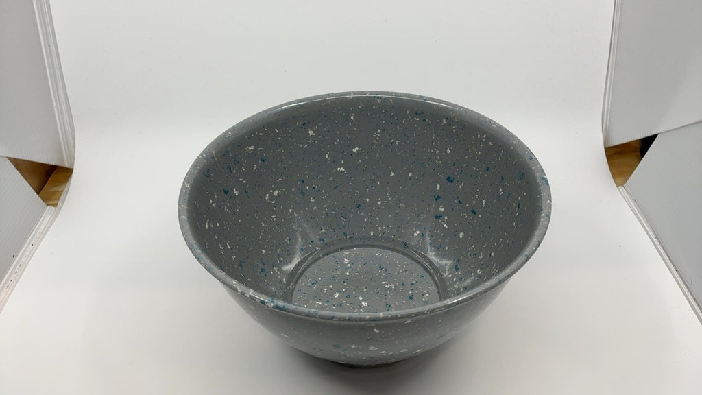 4L Sea Salt Gray Garbage Bowl Melamine Kitchen Prep Bowl by Rachael Ray