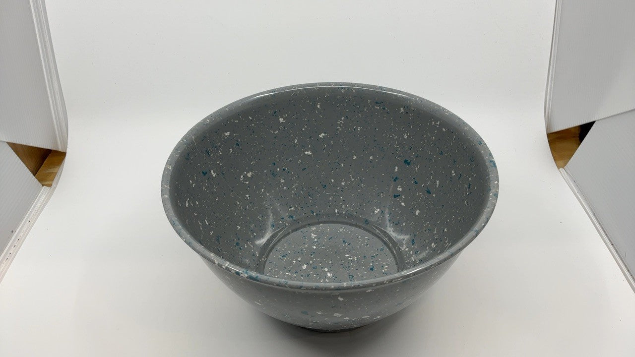 4L Sea Salt Gray Garbage Bowl Melamine Kitchen Prep Bowl by Rachael Ray