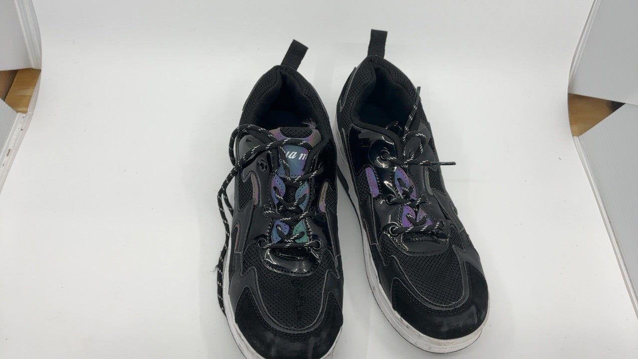 Black Roller Skate Shoes for Kids Size 6 Wooowyet Wheeled Sneakers