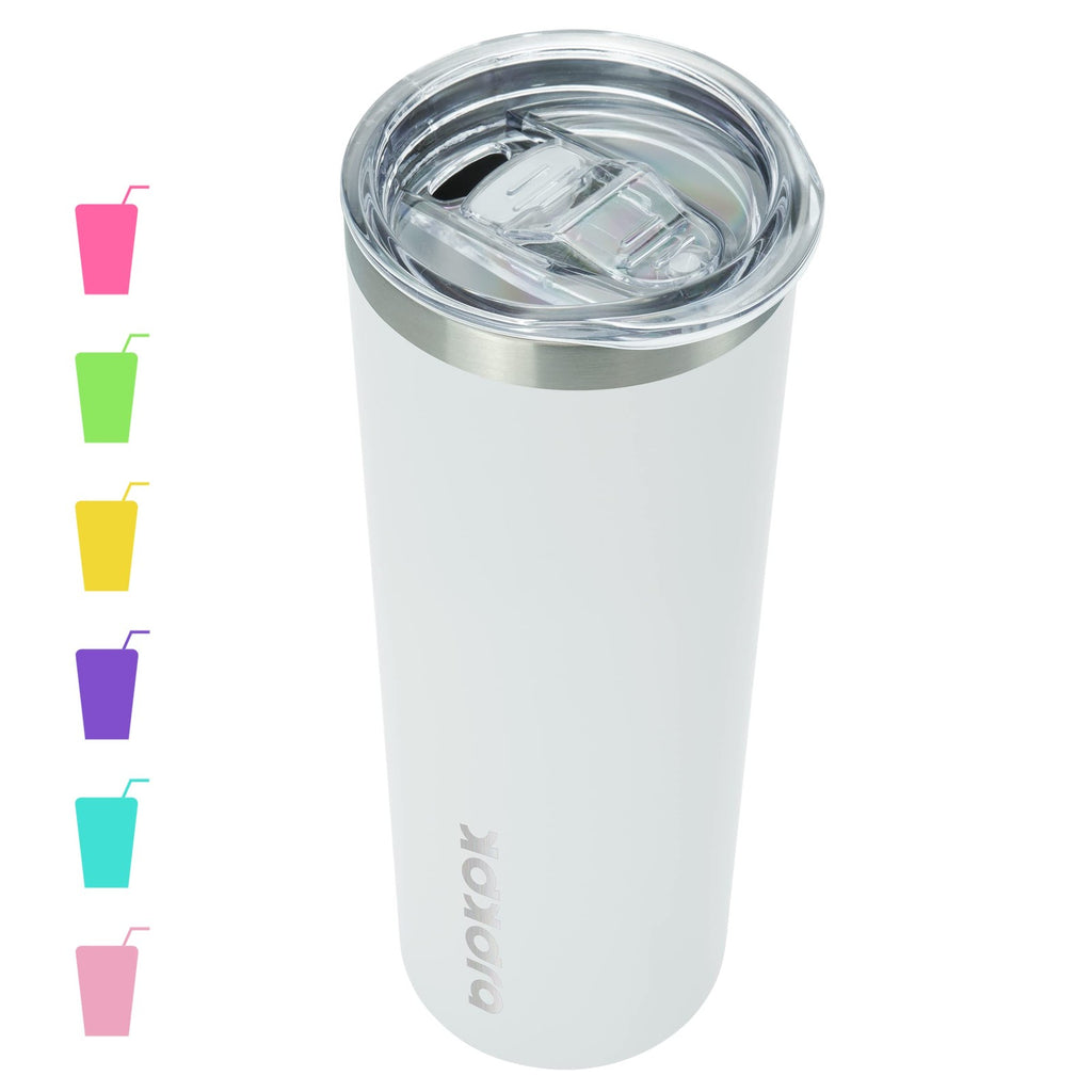 Skinny 20 oz Tumbler w/ Lid - Stainless Steel Insulated Coffee Cup