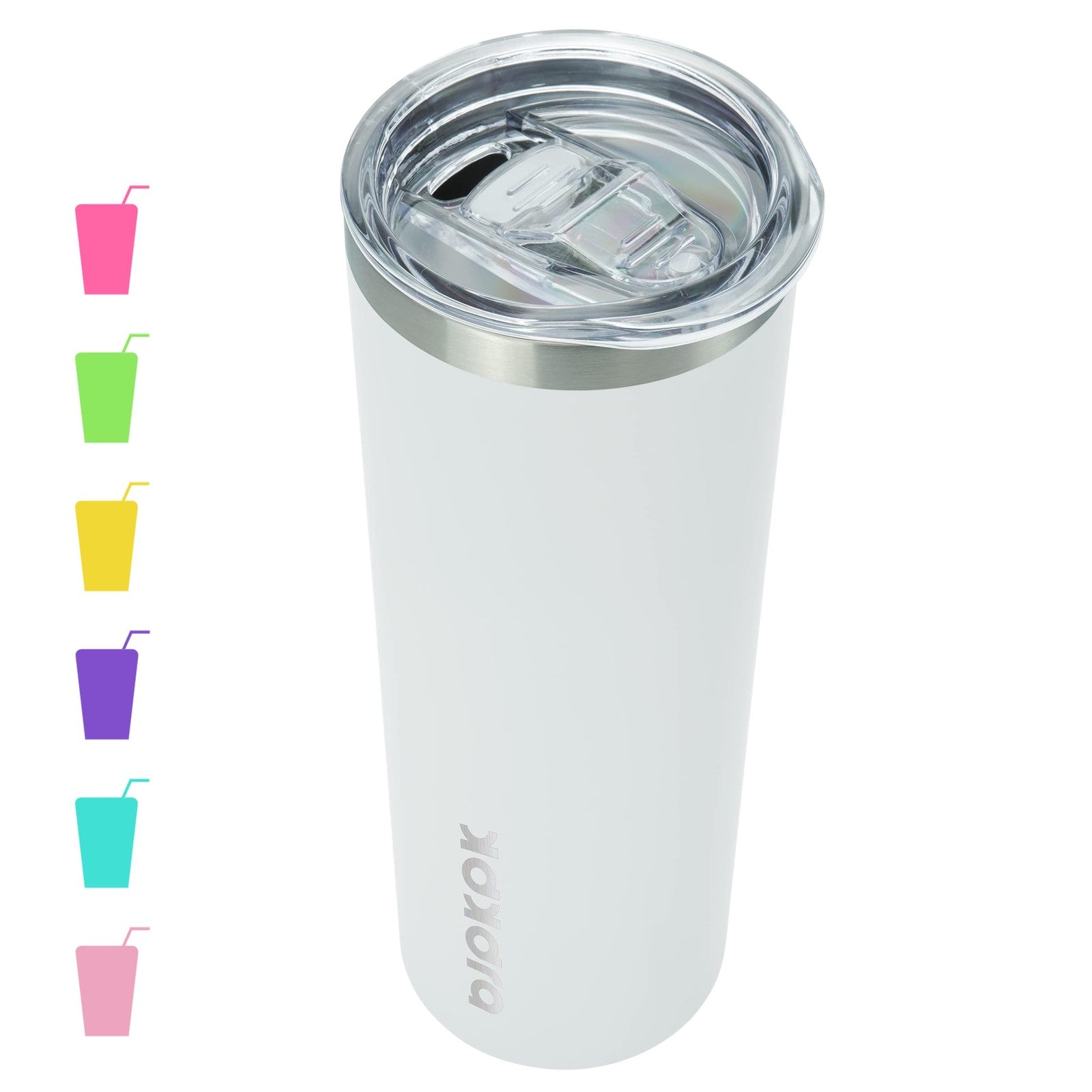 Skinny 20 oz Tumbler w/ Lid - Stainless Steel Insulated Coffee Cup