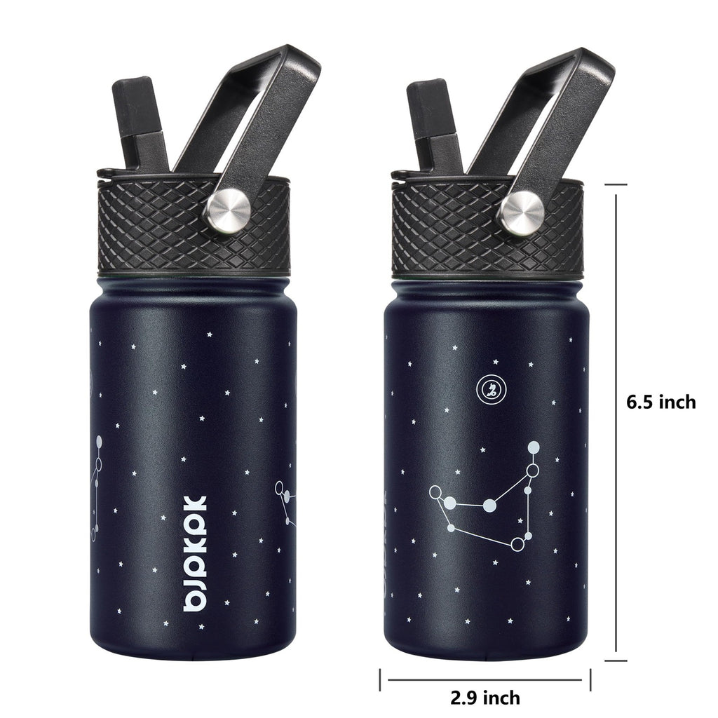 Reusable 15 oz Insulated Water Bottle - Capricornus, BPA Free, Leak Proof