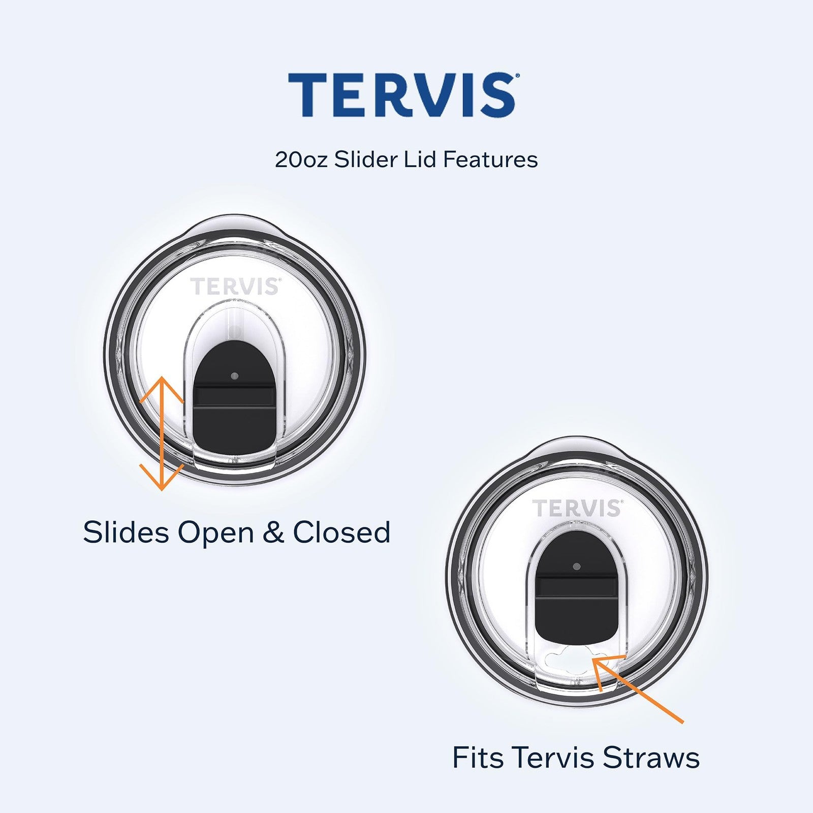 Glacier White 20oz Tervis Insulated Tumbler - Keeps Drinks Hot & Cold