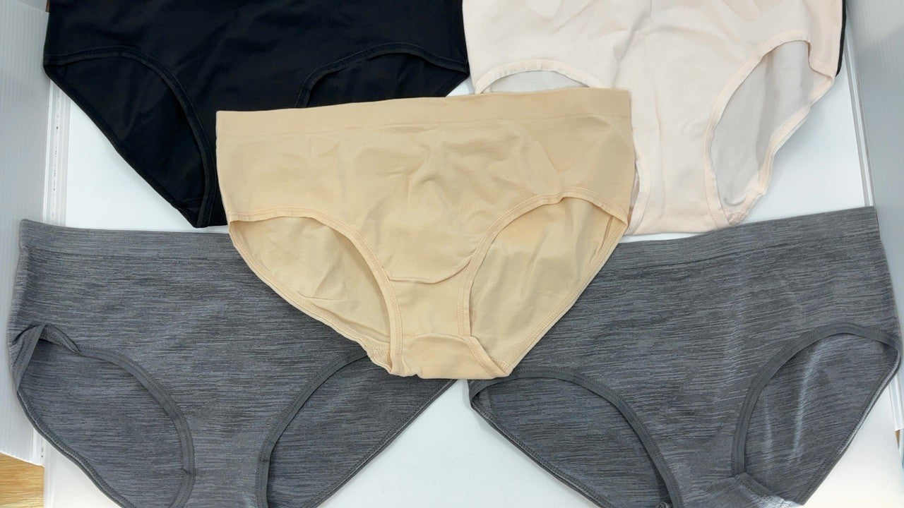 Hanes Girls' Hipster Underwear 6-Pack, Seamless Comfort, Assorted Colors