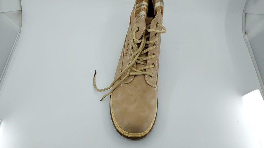 Women's Outdoor Hiking Boots Lightweight Waterproof Size 10 Beige