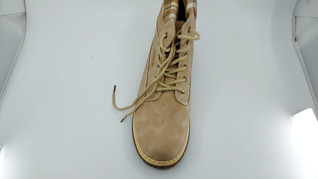 Women's Outdoor Hiking Boots Lightweight Waterproof Size 10 Beige