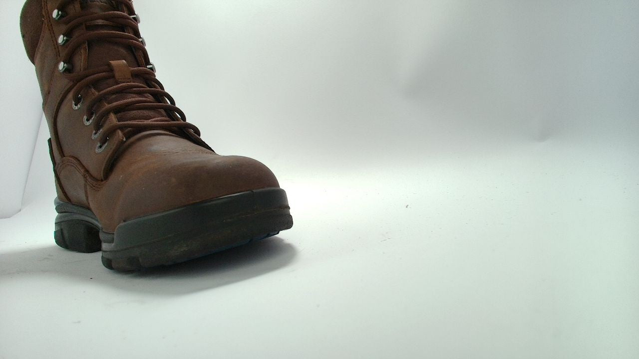Wolverine Men's DuraShocks SR Icon Waterproof 8" Construction Boot, Dark Brown,7