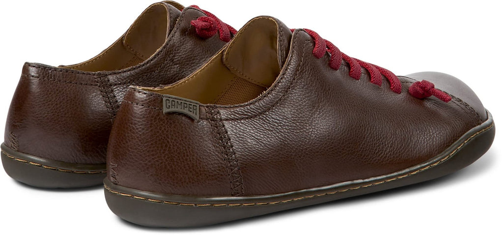 Camper Women's Basket Sneaker, Dark Brown 020, 6