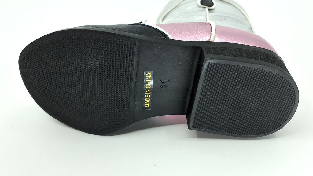 Cowgirl Ankle Boots Pink Toddler 11 Pull-On Western Style