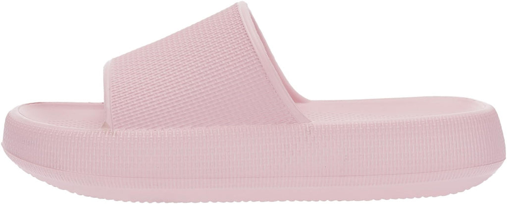 Pink Pillow Slippers 35-36, Cushioned Slides for Women & Men