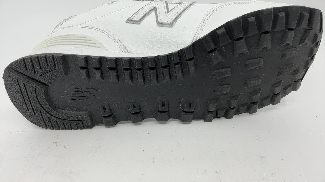 New Balance Women's 515 V3 Sneaker, White/Silver, 8 W