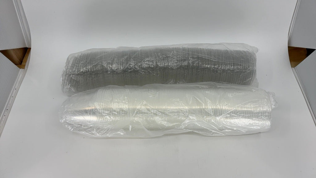 100 Sets 5.5 Oz Plastic Cups w/ Lids - Souffle & Condiment Containers