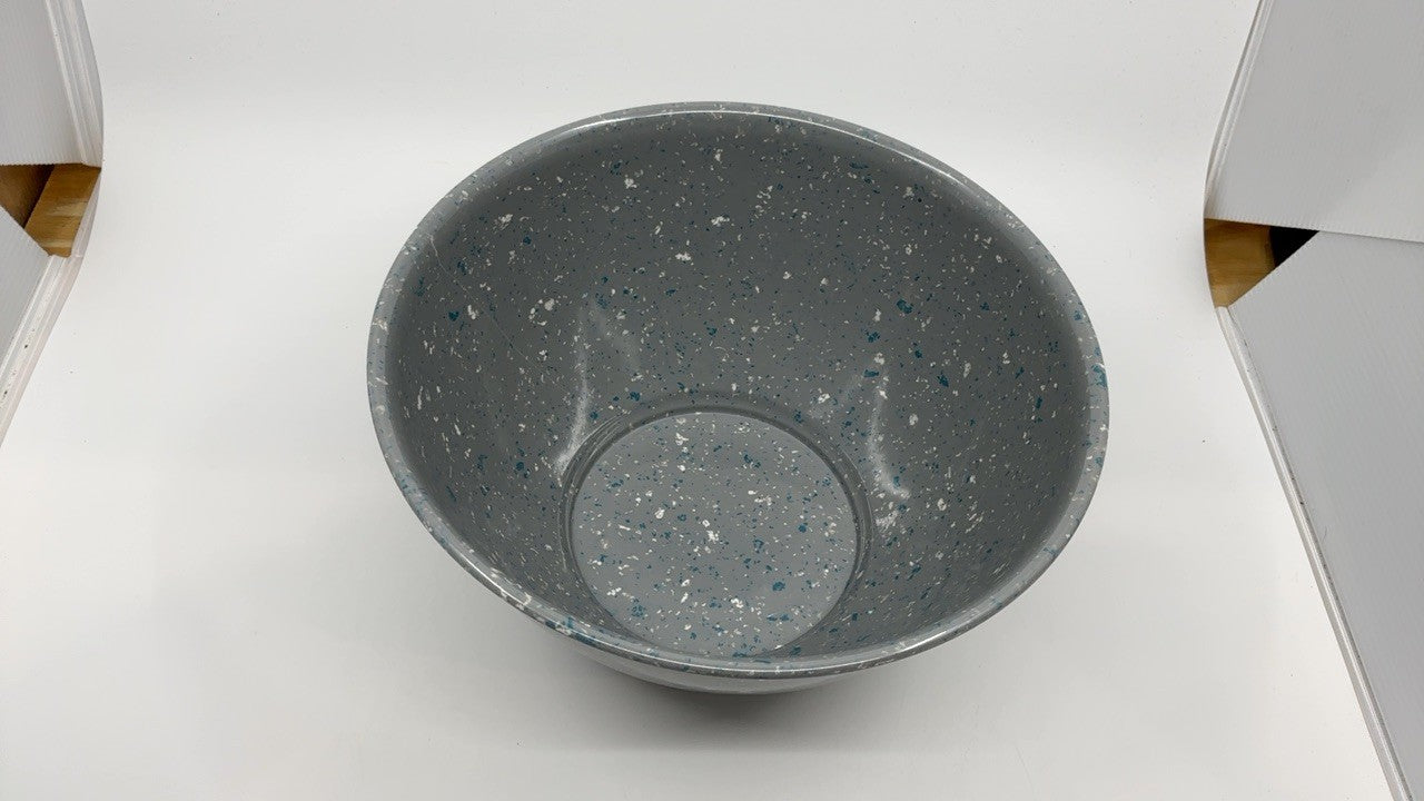 4L Sea Salt Gray Garbage Bowl Melamine Kitchen Prep Bowl by Rachael Ray