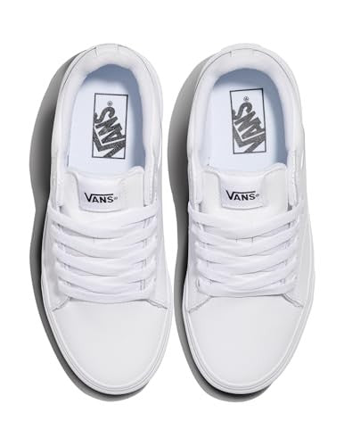 Vans Women's Seldan Shoe | Retro Tennis Inspired Sneakers for Fashion, Work, 9.5