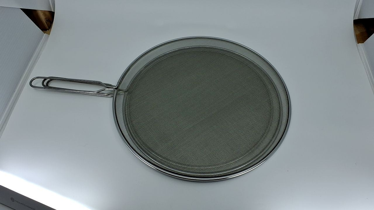 3-Piece Splatter Screen Set - Stainless Steel Grease Guard for Cooking