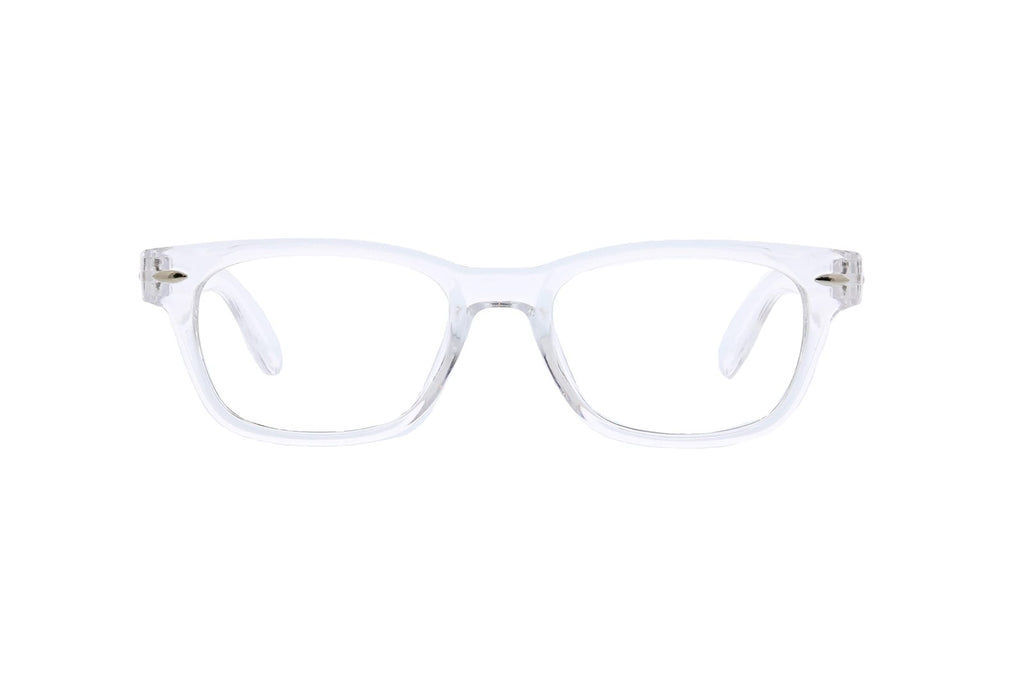 Peepers by PeeperSpecs Clark Blue Light Blocking Reading Glasses, Clear +2.50