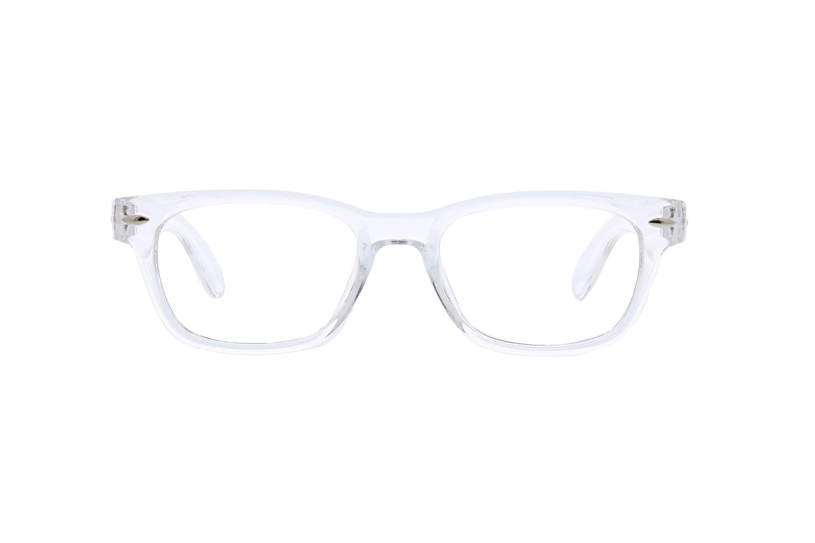 Peepers by PeeperSpecs Clark Blue Light Blocking Reading Glasses, Clear +2.50