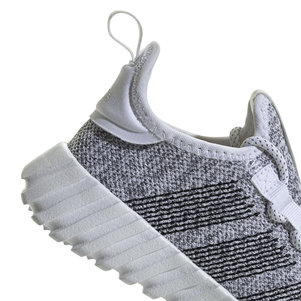 adidas Unisex-Kids Kaptir Flow, White/Black/Silver Metallic, 4
