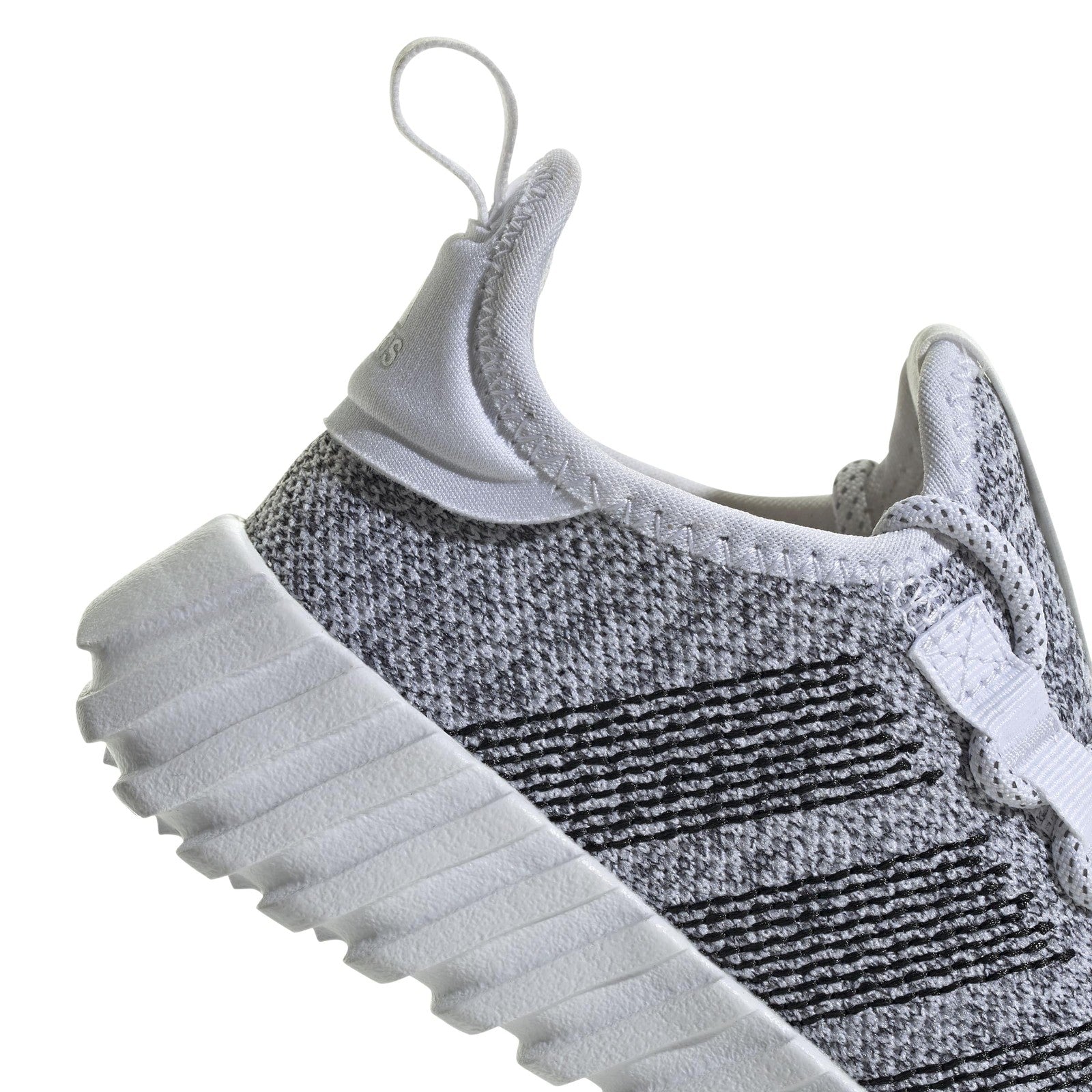 adidas Unisex-Kids Kaptir Flow, White/Black/Silver Metallic, 4