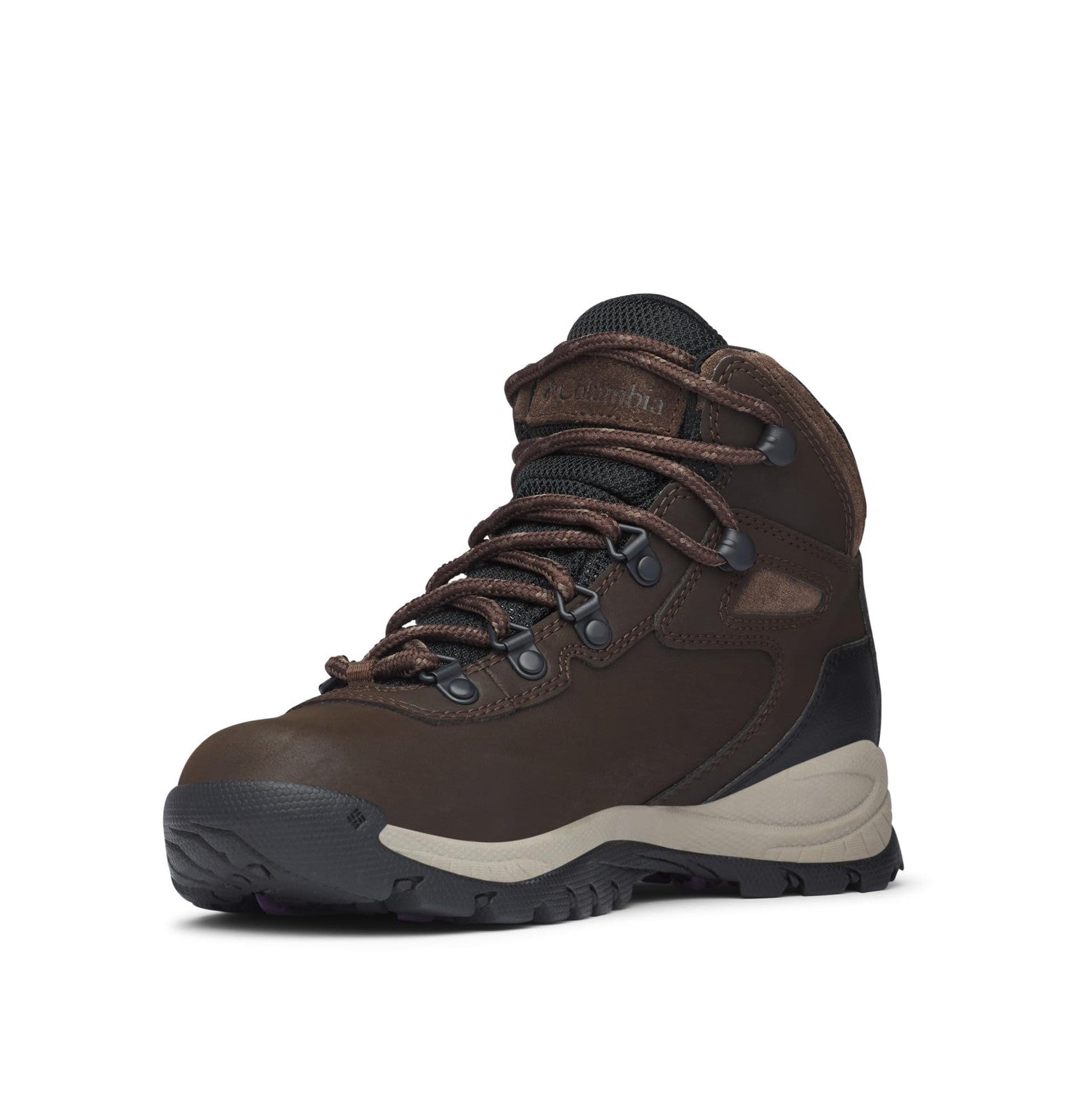 Columbia Womens Newton Ridge 8.5 Waterproof Hiking Boot Cordovan/Crown Jewel
