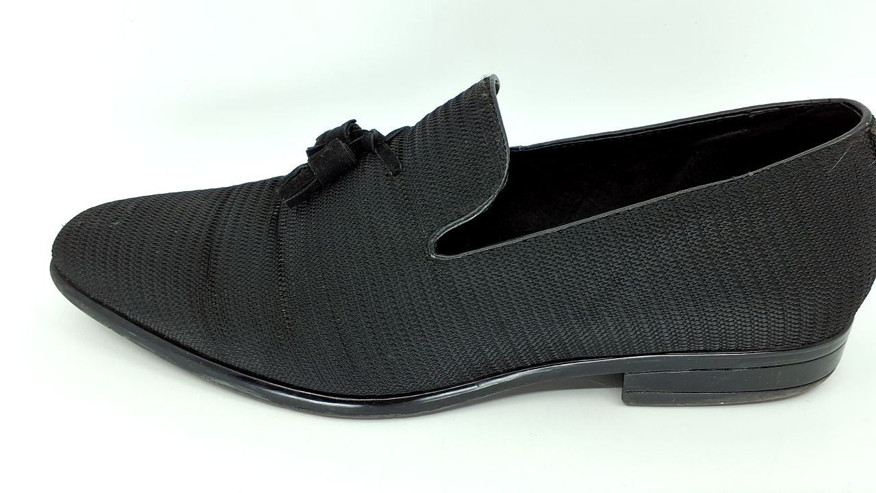 Stacy Adams Men's Tazewell Tassel Slip-On Loafer, Black, 10 M US