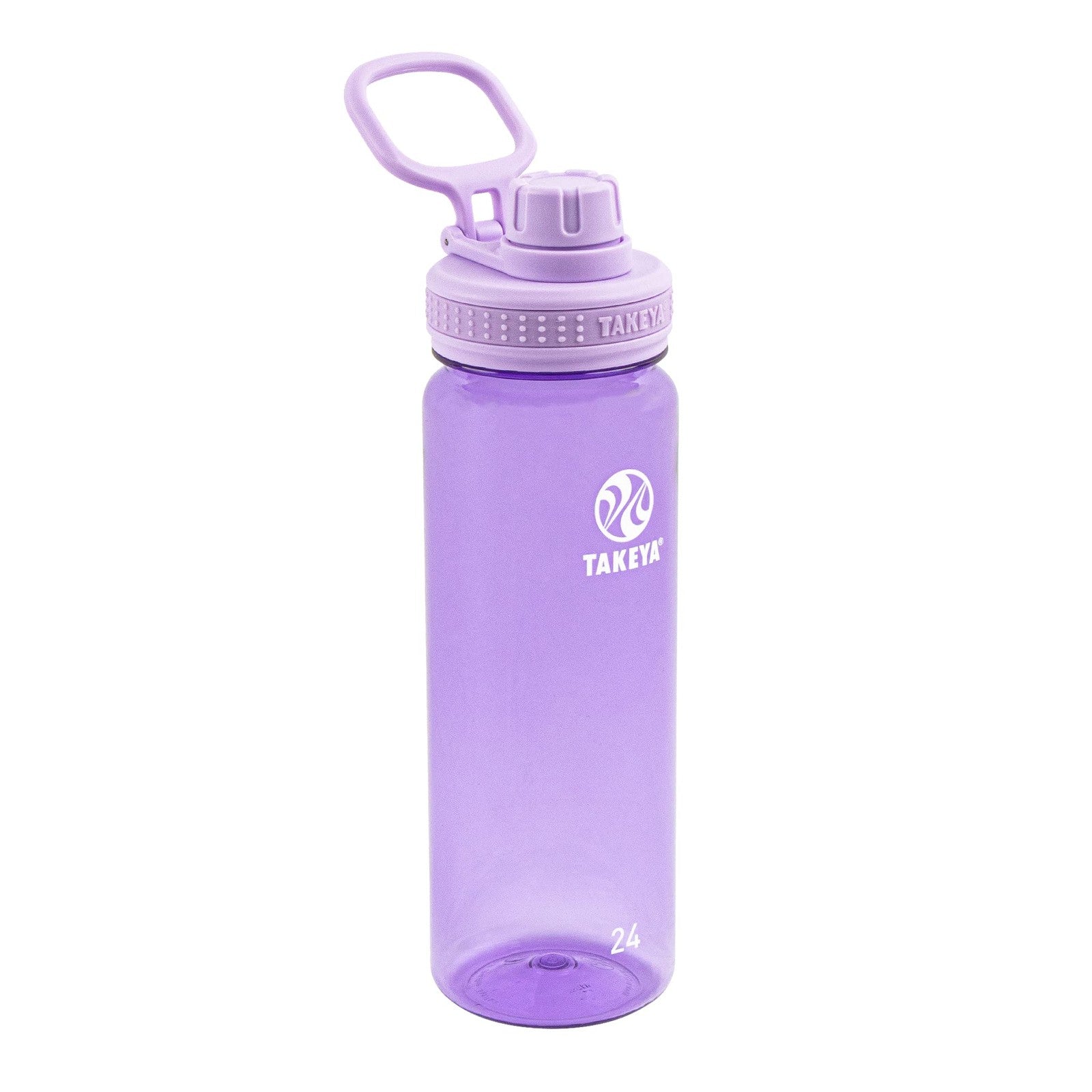 24 oz Takeya Tritan Sport Water Bottle w/ Spout Lid, Leak-Proof, Purple