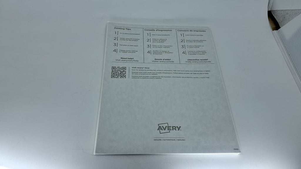 Avery 5263 TrueBlock Labels, 2" x 4", White, 250 Count, Laser Compatible