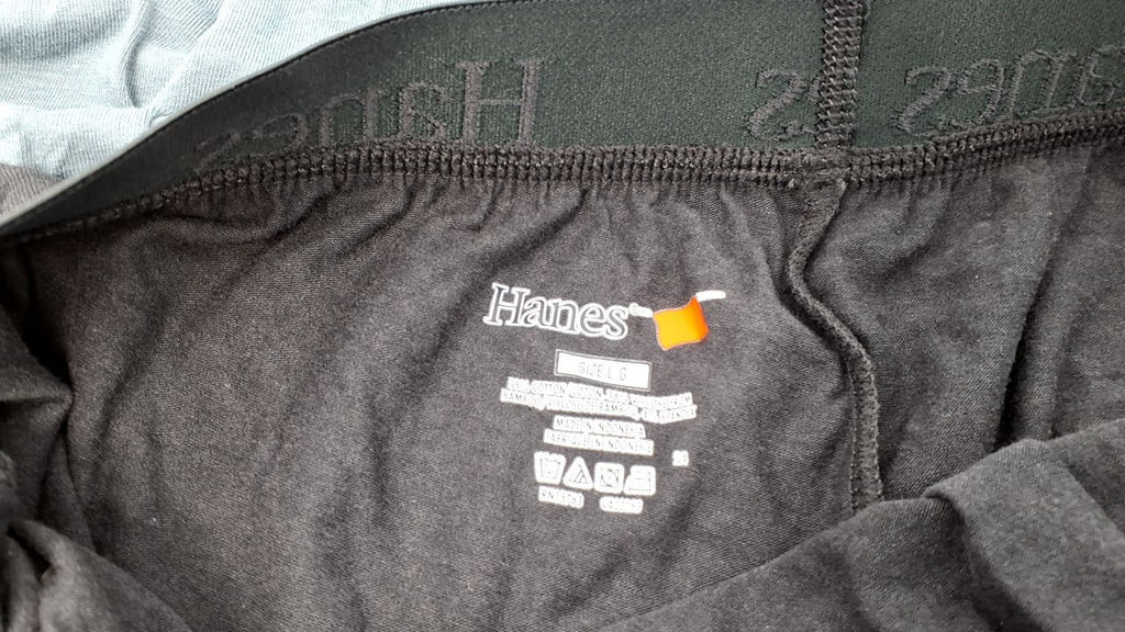 Hanes Originals Women's Lounge Shorts 2-Pack, Large, Black/Stargazer Grey